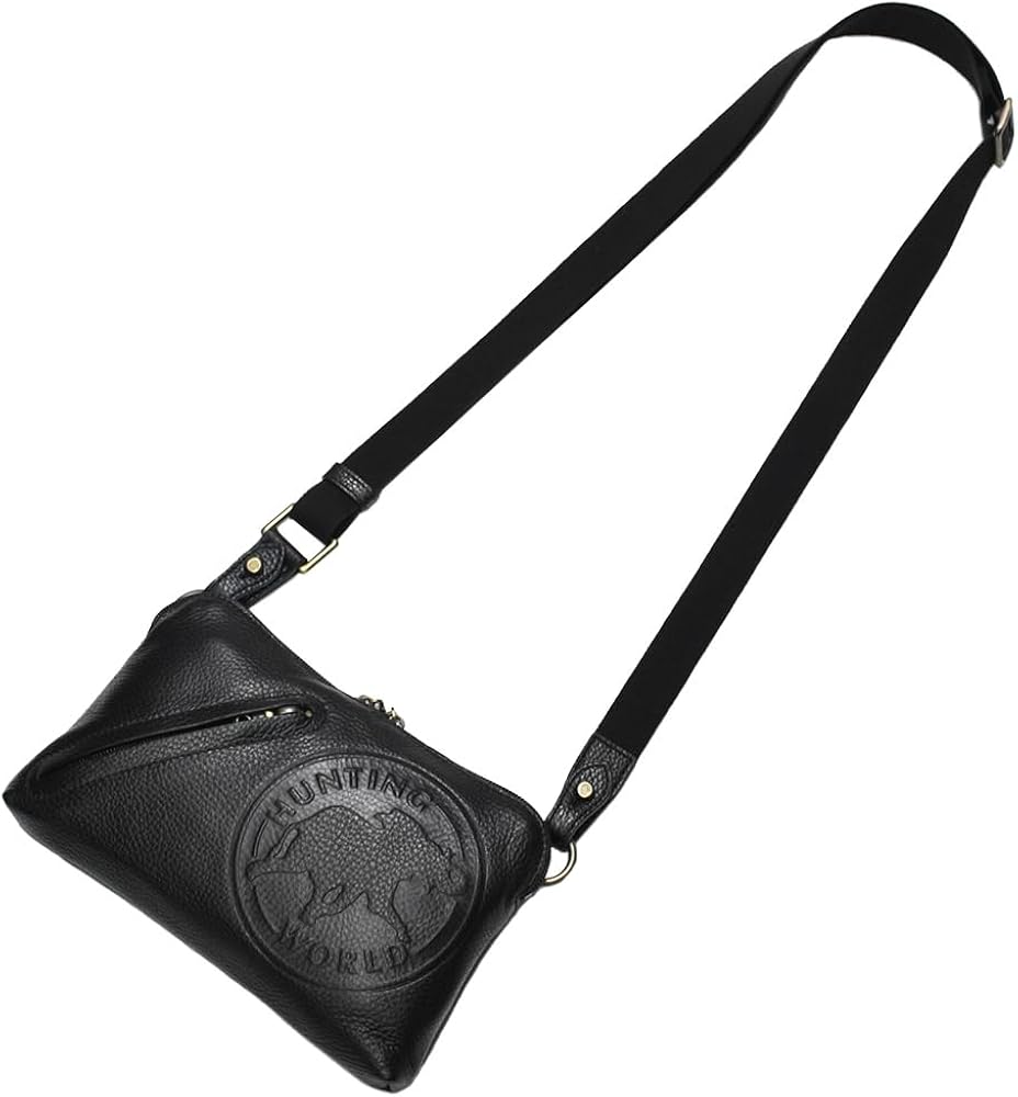 Amazon | [ハンティングワールド] バッグ メンズ 斜めがけ レザー