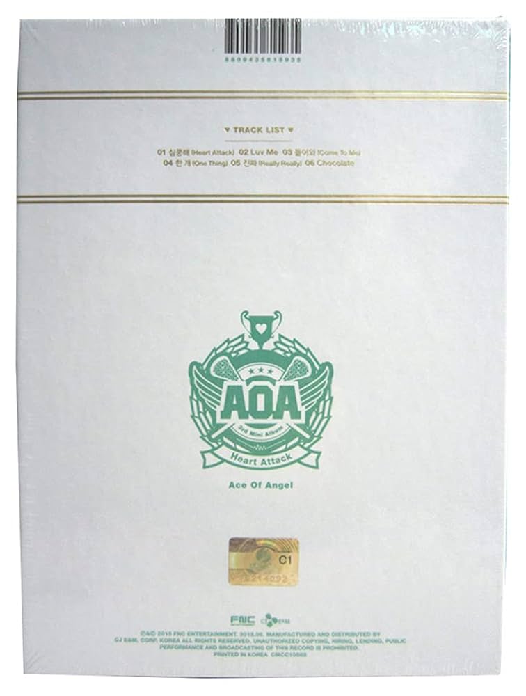 AOA Heart Attack Photobook+CD 3rd Mini Album Kpop Collection Seol