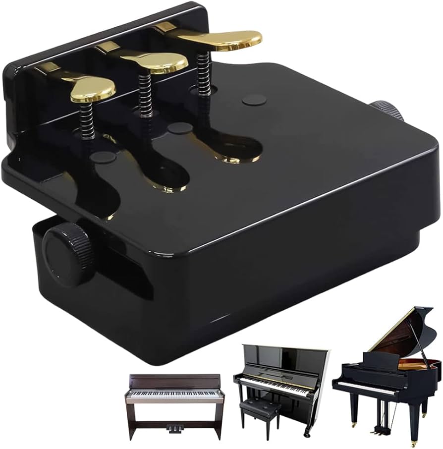 Amazon | iimono117 ピアノ補助ペダル ピアノ補助台 [ 3ペダル ] 14cm