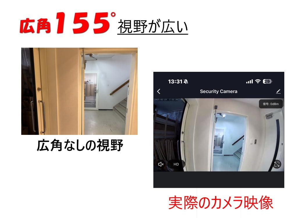 Amazon.co.jp: A.P.O(ｴｰﾋﾟｰｵｰ) ドアスコープカメラ (ブラック) のぞき