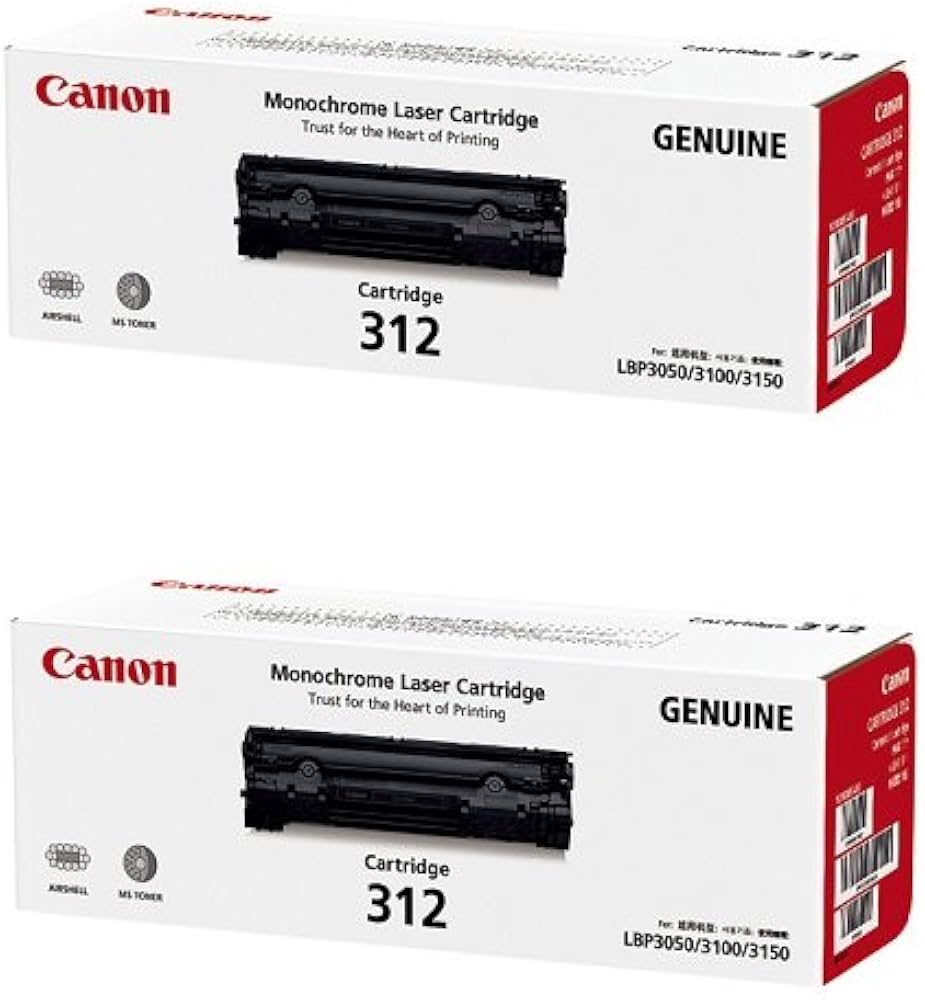 Amazon | CANON トナーカートリッジ312 2本セット 純正品 | キヤノン