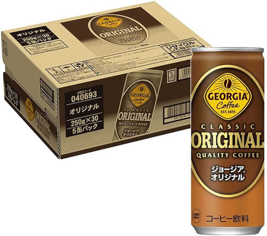 Amazon.com : Georgia Coffee Original Japan Coffee 250g (Pack of 30