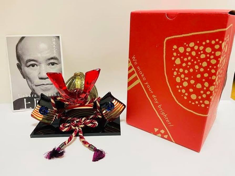 Amazon | こどもの日 琉球ガラス 兜飾り 端午の節句 兜 こどもの日