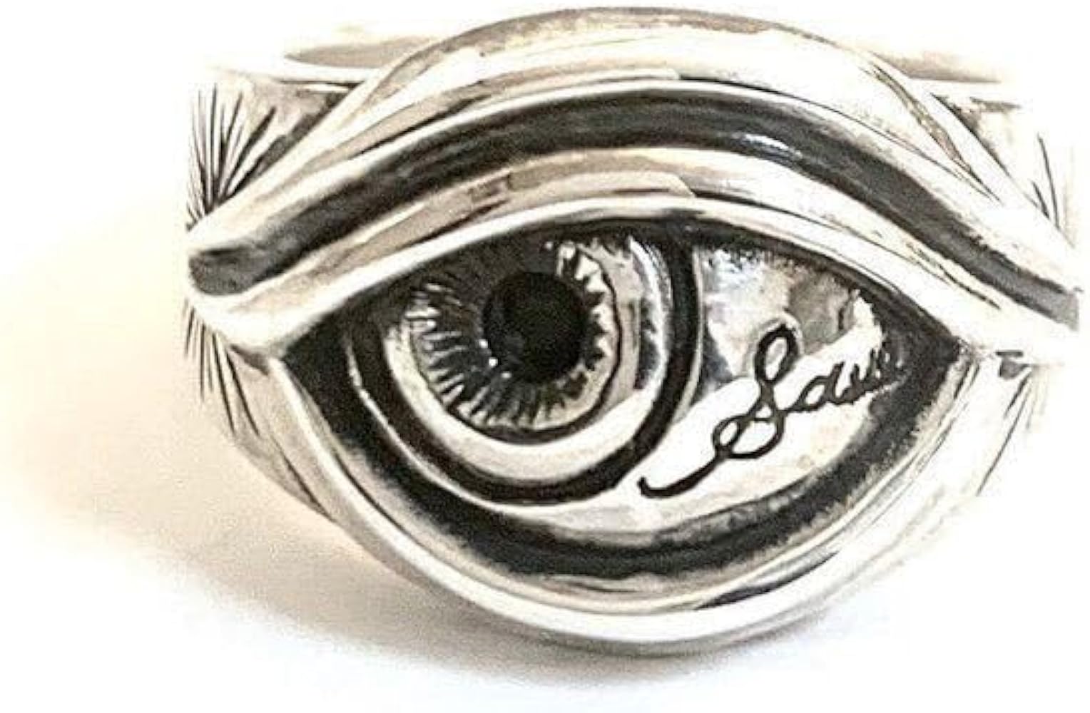 Amazon | MADARANINGEN マダラニンゲンEYE PINKIE RING Silver 925