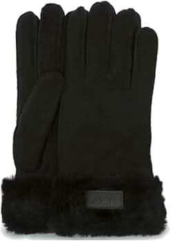 Amazon | uggアグロゴタグレディーススエード手袋グローブ ブラック 本