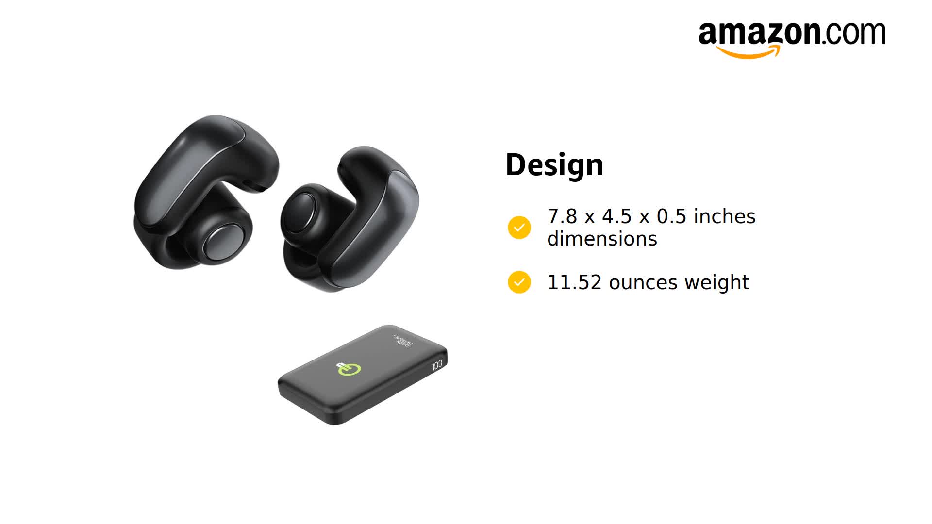 Amazon.com: Bose New Ultra Open Earbuds with Immersive Audio, Open