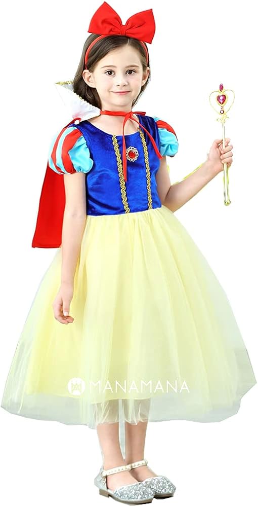 Amazon.co.jp: [MANAMANA] 白雪姫 子供 ドレス プリンセスドレス