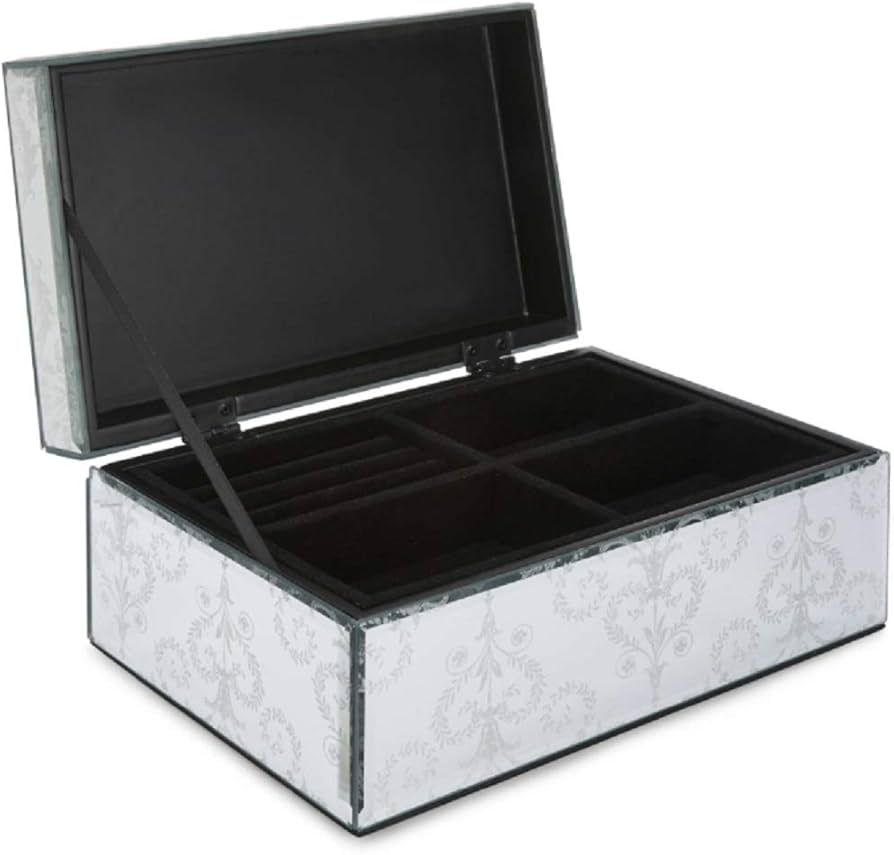 Amazon.co.jp: Laura Ashley Josette Large Mirror Jewelry Box : Home