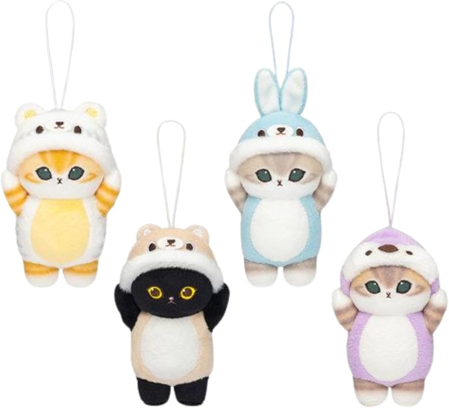 Amazon.co.jp: 着ぐるみにゃん マスコット ぬいぐるみ mofusand