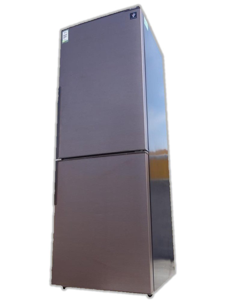 Amazon.co.jp: シャープ 271L 2ドア冷蔵庫（ブラウン系・ダークウッド