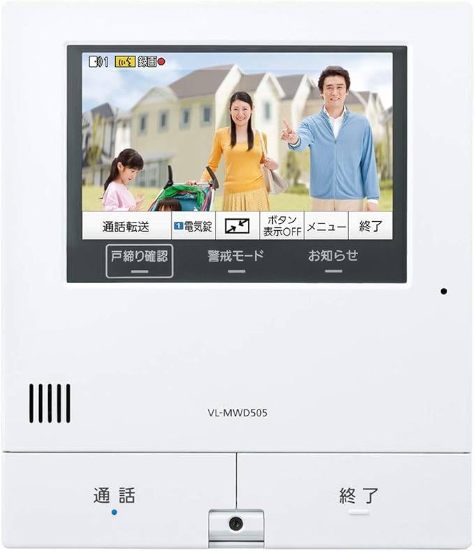 Amazon.co.jp: テレビドアホン 電源コード式 ワイヤレスモニター付 VL