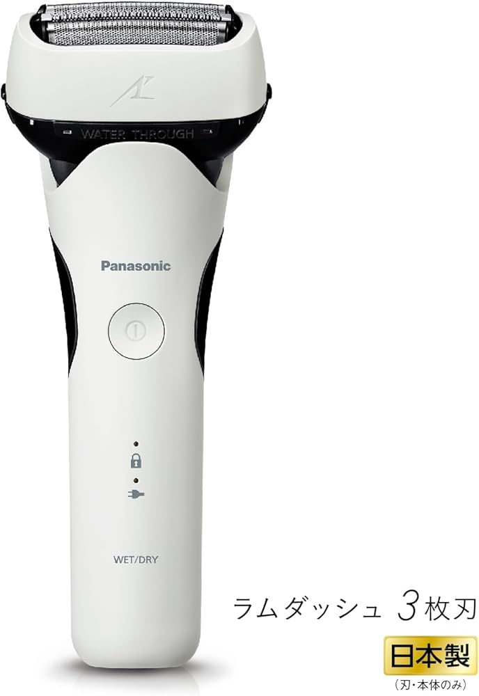 Amazon | パナソニック メンズシェーバー ラムダッシュ 3枚刃 黒 お