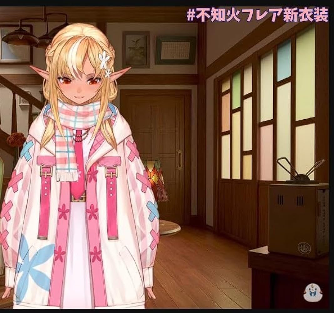 Amazon.co.jp: [ワンワンワン] 不知火フレア 新衣装 コスプレ衣装 (耳