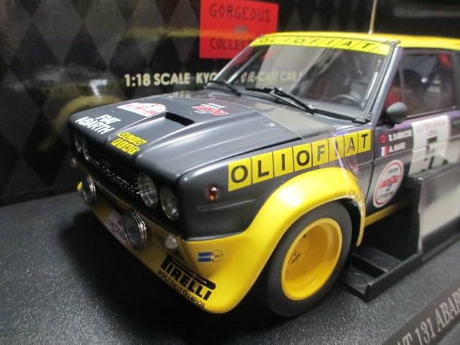 Amazon | 1/18 京商 フィアット 131 アバルト Tour de Corse 1977 no.5