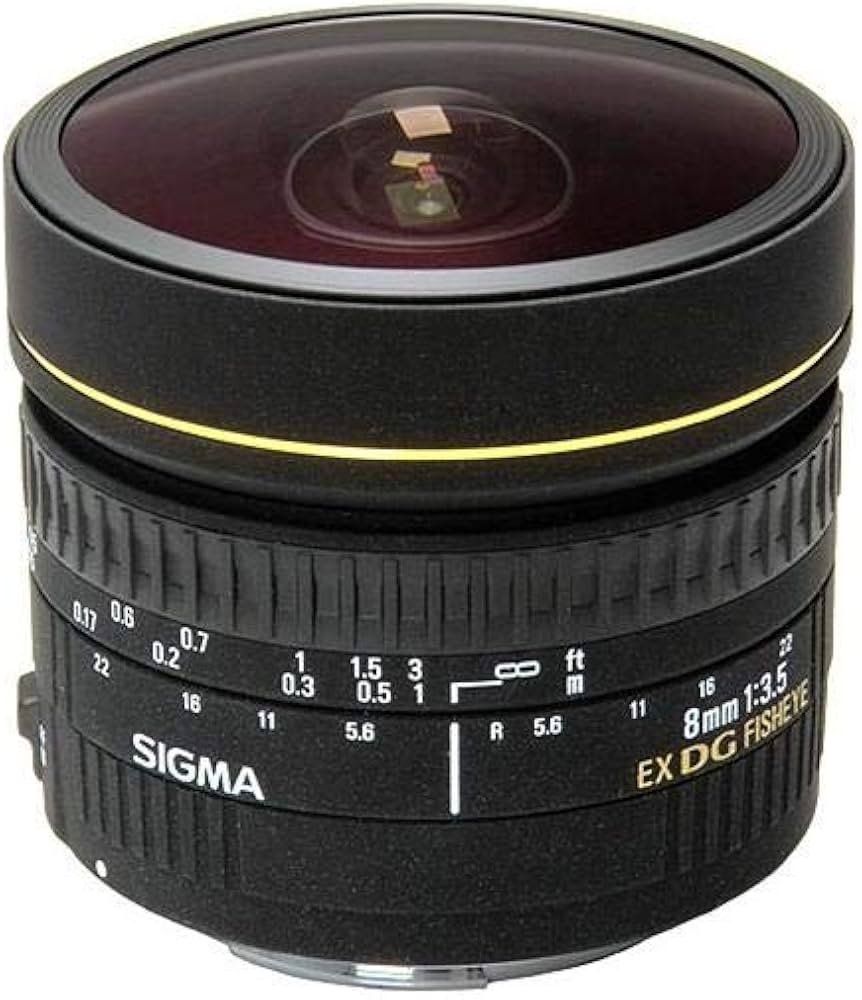 Amazon.com : Sigma 8mm f/3.5 EX DG Circular Fisheye Fixed Lens for