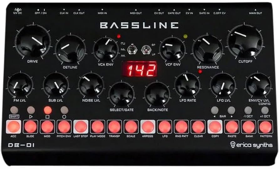 Amazon.com: Erica Synths Bassline DB-01 Desktop Bassline