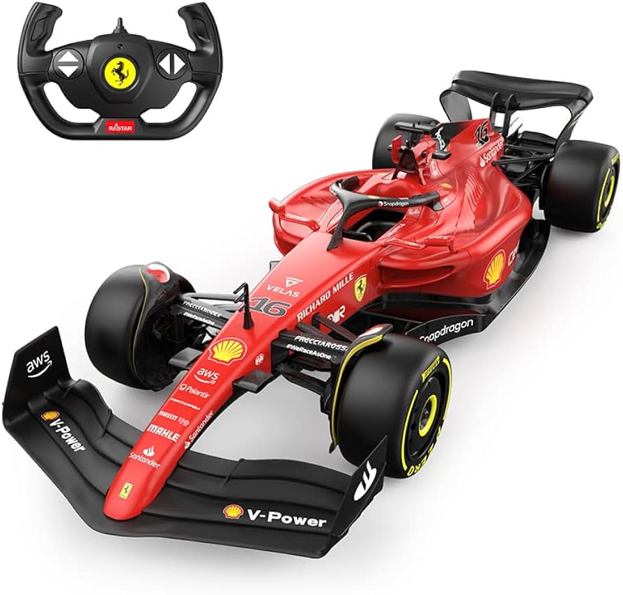 Amazon.com: RASTAR F1 Car | 1:12 Ferrari F1-75 Remote Control Toy