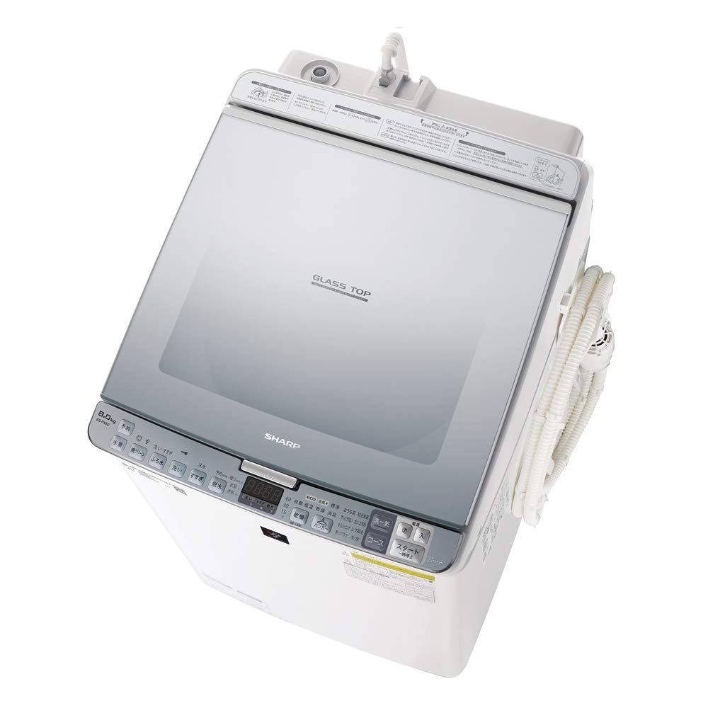 Amazon.co.jp: シャープ 洗濯機 洗濯乾燥機 ガラストップ 穴なし槽