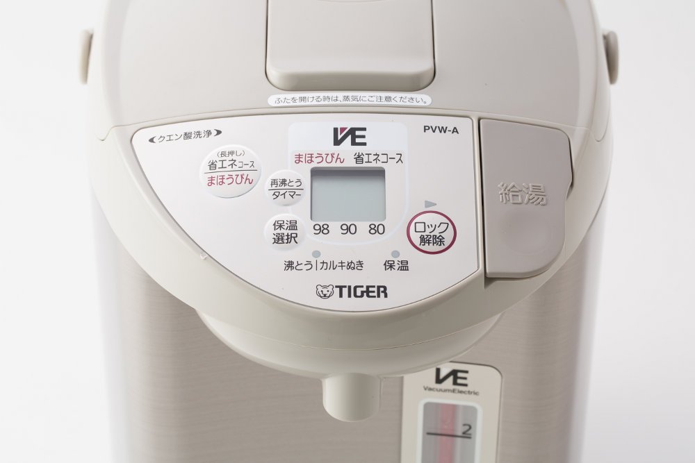 Amazon | TIGER VE電気まほうびん とく子さん 電気ポット アーバン