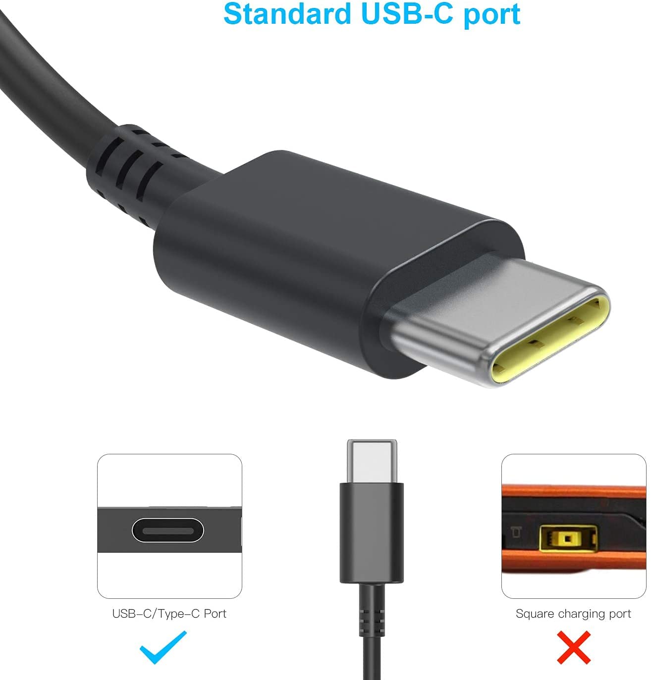 Amazon.com: 65W USB-C Charger for Lenovo IdeaPad Slim 5 Light