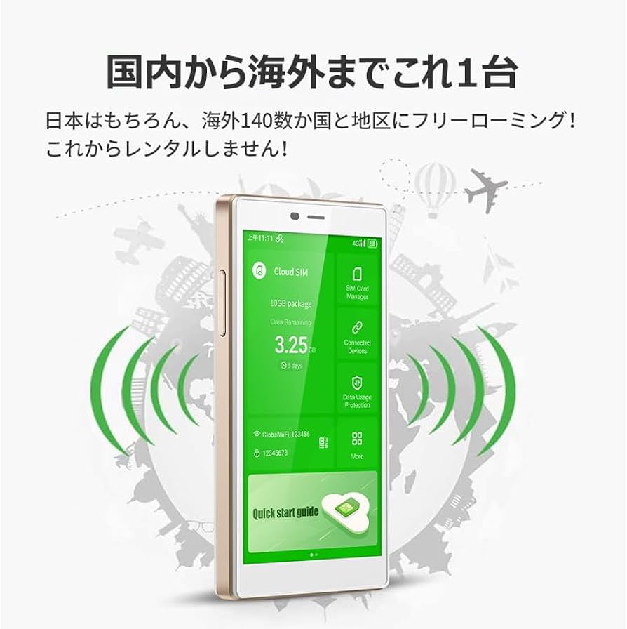 Amazon.co.jp: GlocalMe G4 Pro 4G対応 ポケットWiFi モバイルルーター