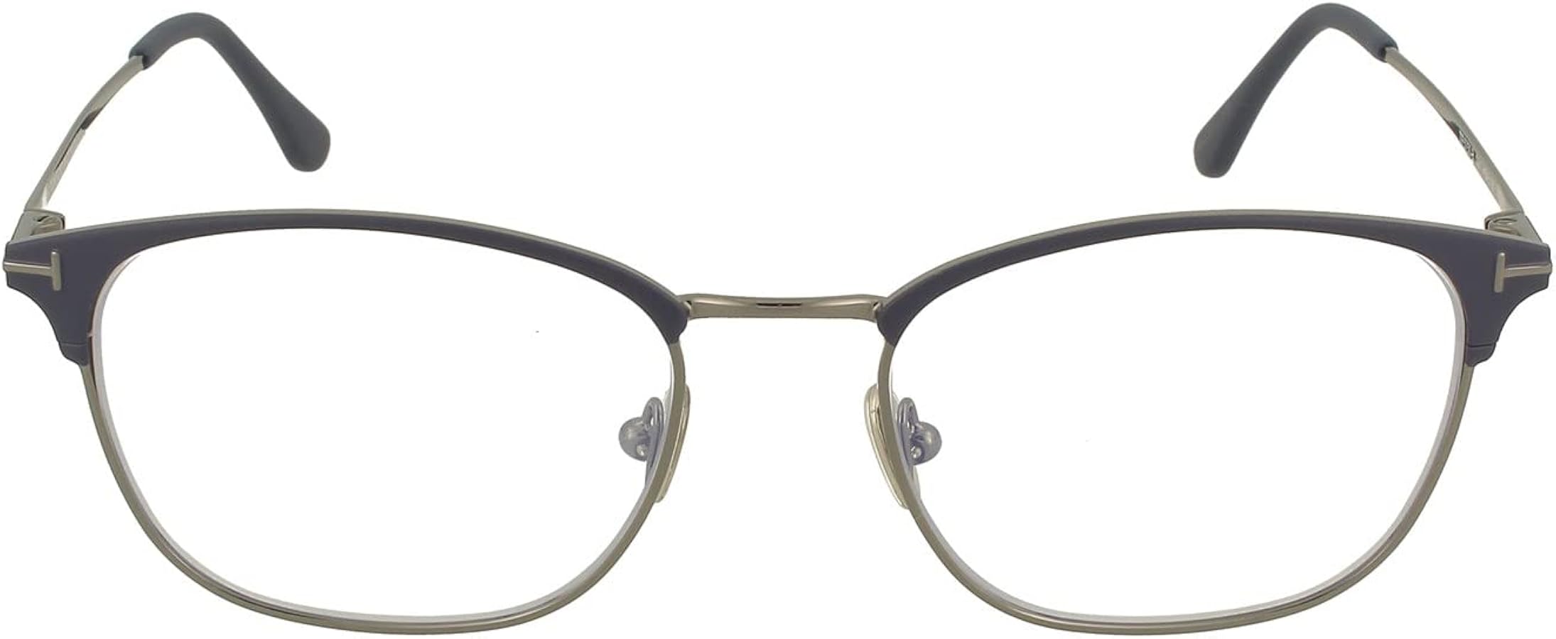 Amazon.com: Eyeglasses Tom Ford FT 5750 -B 091 Matte Blue, Shiny
