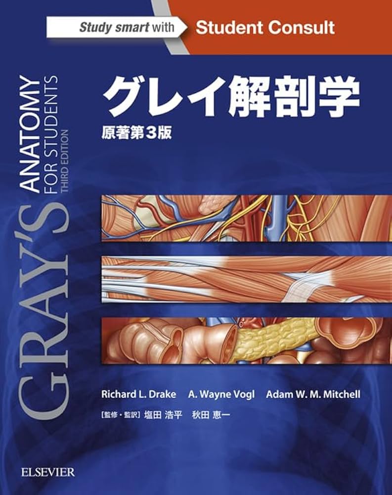 グレイ解剖学 原著第3版: 電子書籍（日本語版・英語版）付き | Drake