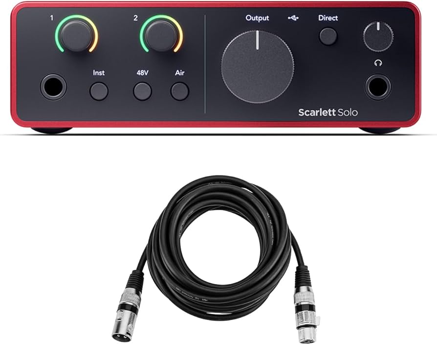 Focusrite Scarlett Solo gen.4 20時間ほど使用 Focusrite 【予約商品