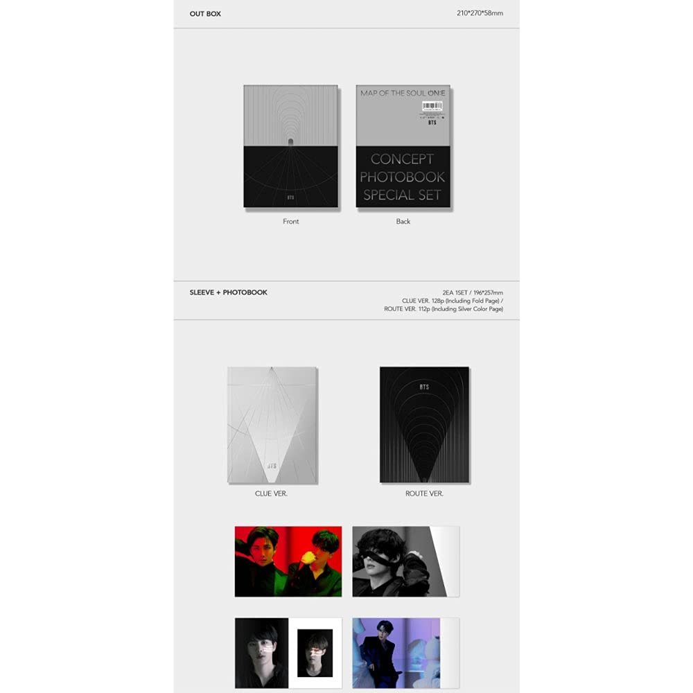 Amazon.co.jp: ibighit BTS 魂の地図 ONE コンセプト フォトブック