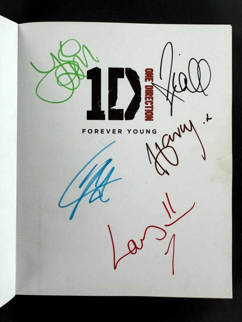 One Direction Full Band Complete x5 Signed Autograph 1D One