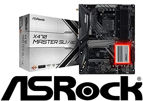 Placa Mãe Asrock X470 Master Sli/Ac - Amd Am4/ Ddr4/ Usb 3 1/ Type