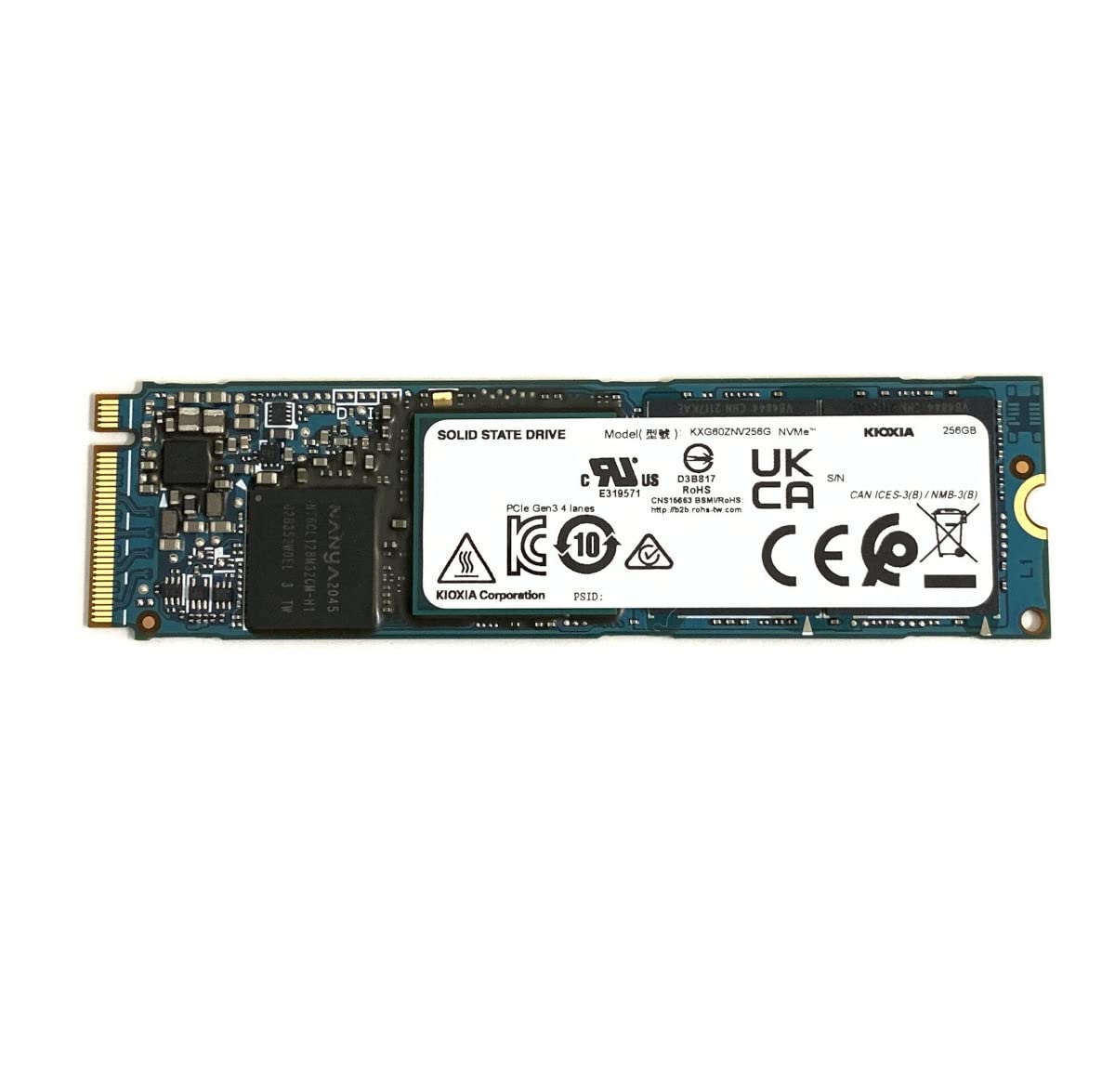 Amazon.com: KIOXIA SSD 256GB XG6 NVMe PCIe Gen3 x4 M.2 2280