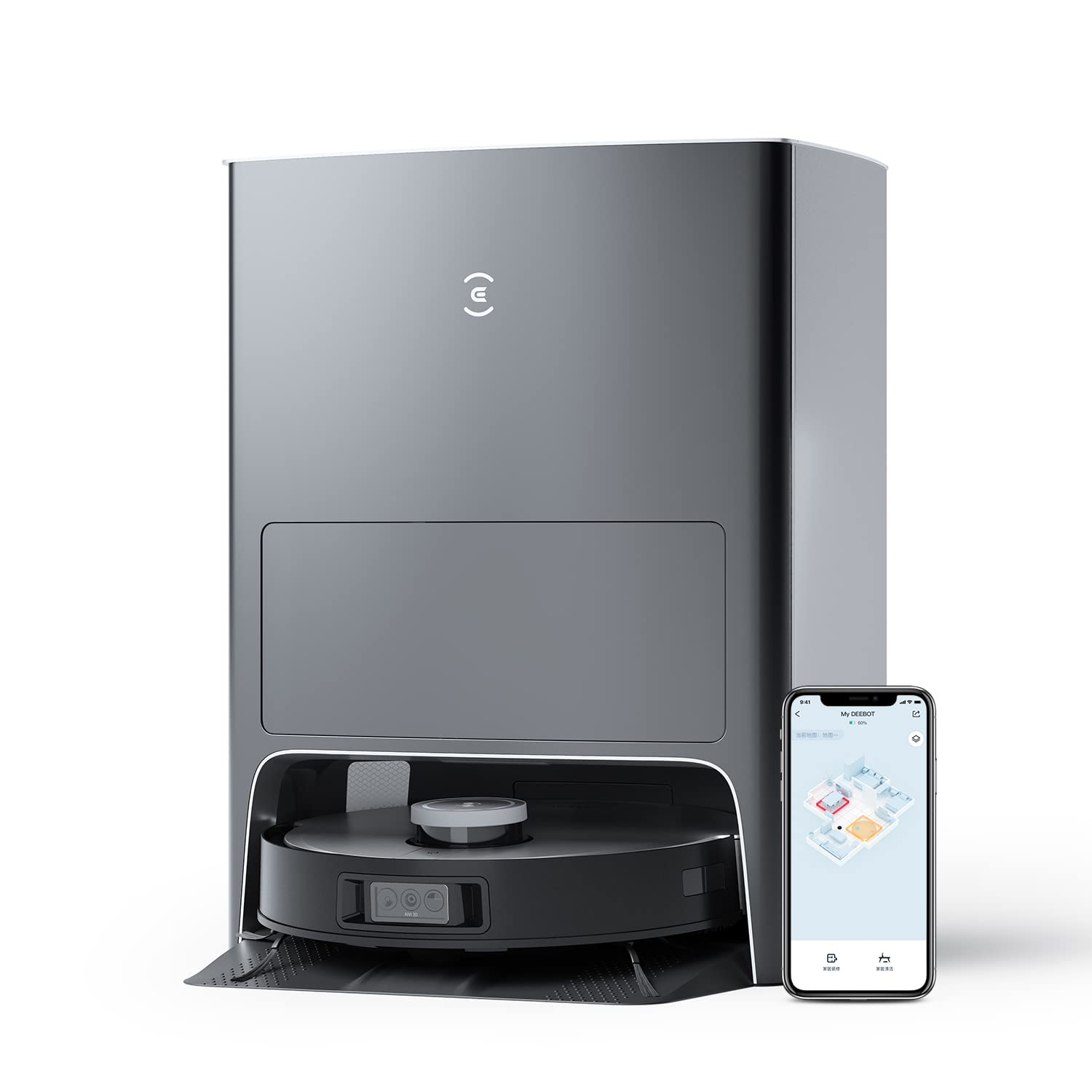 ECOVACS DEEBOT X1 OMNI, robotstofzuiger met dweilfunctie