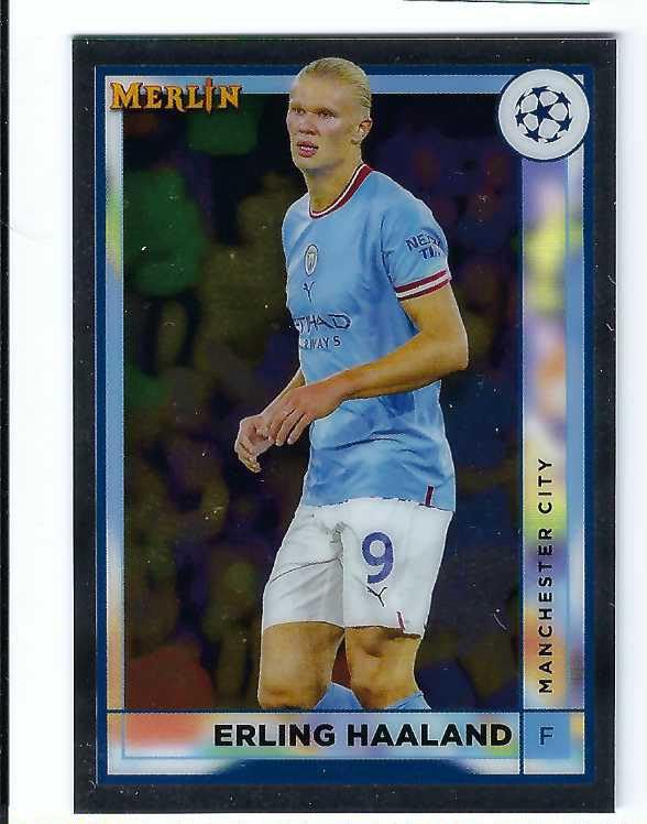 Amazon.com: ERLING HAALAND 2022-23 Topps Merlin UEFA Club