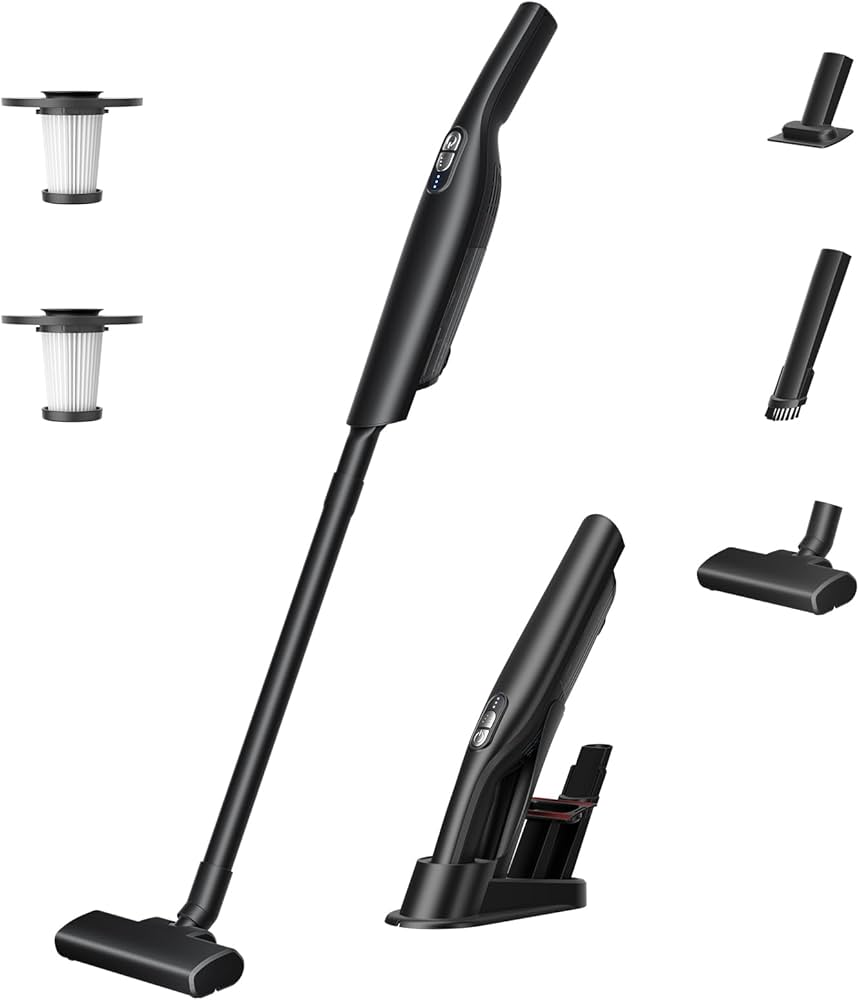 Amazon | 掃除機 コードレス【2025新登場】ハンディ超軽量 15kpa超強力