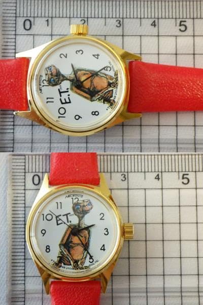 Amazon.co.jp: 箱付き1982年 E.T.ビンテージ 手巻き腕時計 映画ET当時