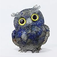 Amazon.co.jp: RemeeHi ふくろう 置物 天然石 樹脂 ミニ梟 フクロウ 梟