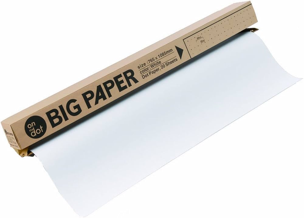 Amazon | マルアイ(Maruai) 模造紙 白 大判 ドット罫 BIG PAPER 765mm