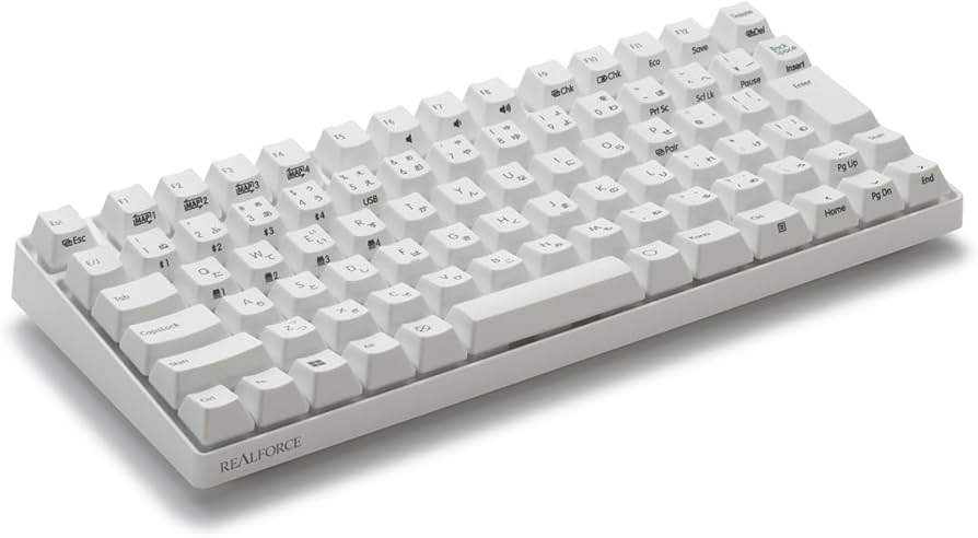 Amazon.co.jp: REALFORCE RC1 キーボード 70% ホワイト 日本語配列