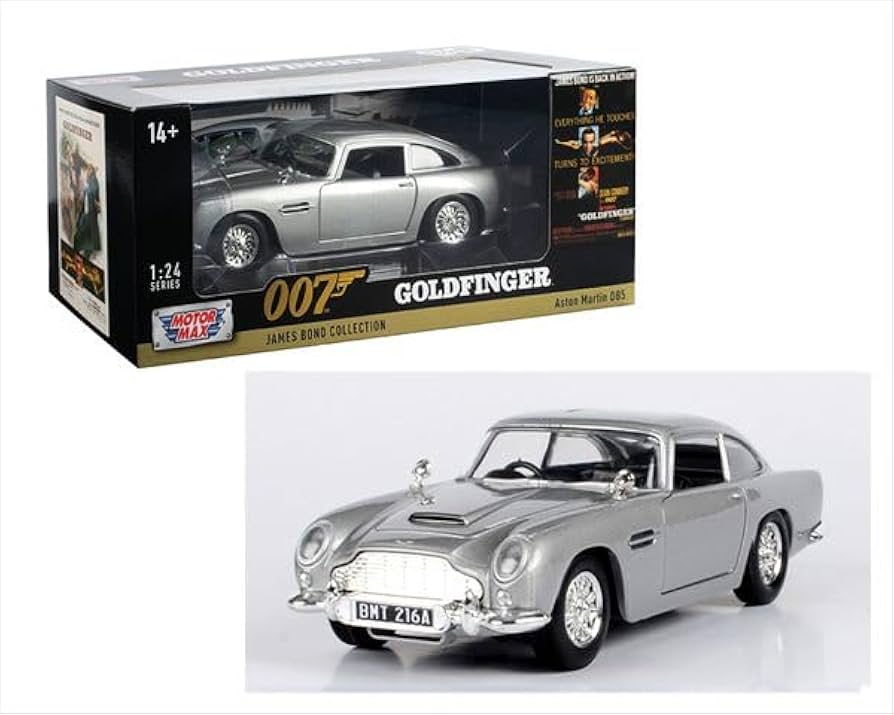 Amazon | ミニカー 007 アストンマーチン DB5 1/24 AUTOWORLD ゴールド