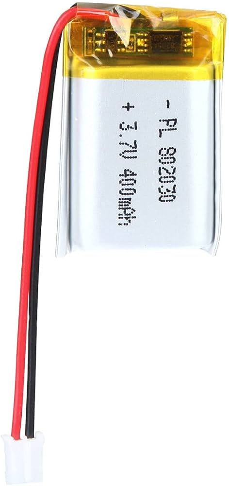 Amazon.com: AKZYTUE 3.7V 400mAh 802030 Lipo Battery Rechargeable