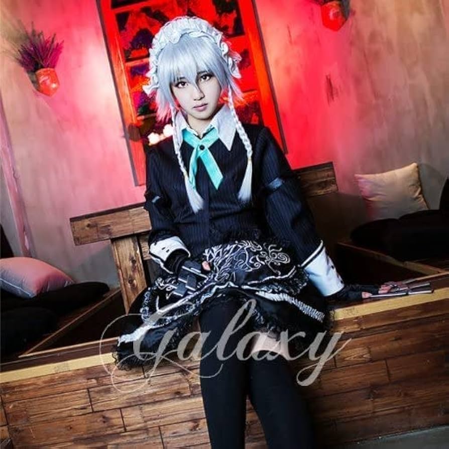 Amazon | コスプレ 東方 東方 紅魔城伝説 咲夜 十六夜咲夜 メイド服