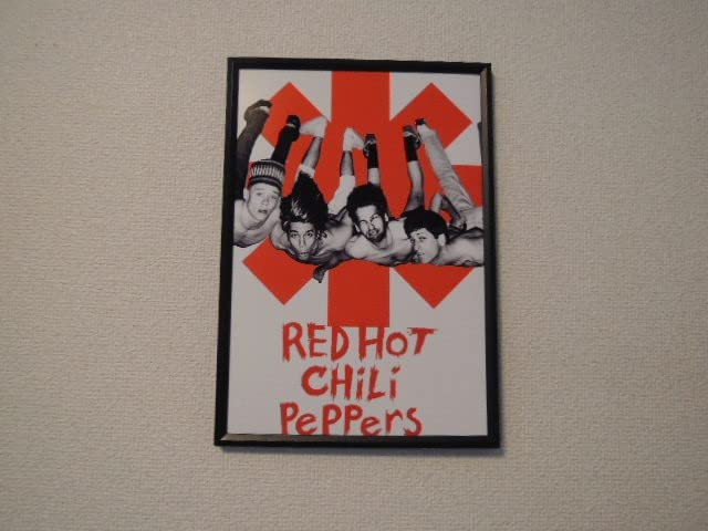 Amazon | A4 額付き ポスター レッドホットチリペッパーズ Red Hot