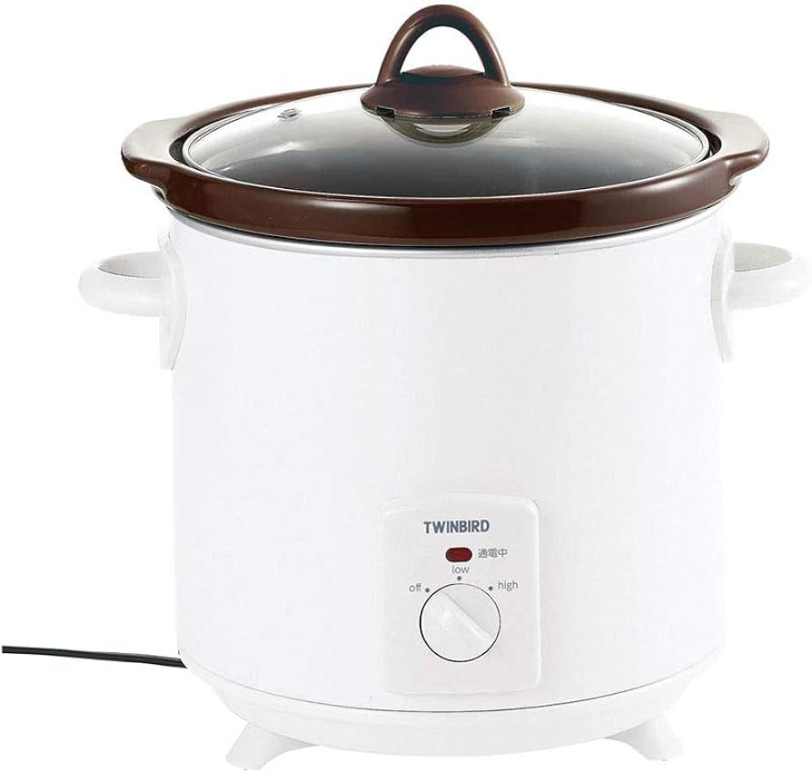 Amazon | ツインバード スロークッカー ホワイト TWINBIRD EP-D819W