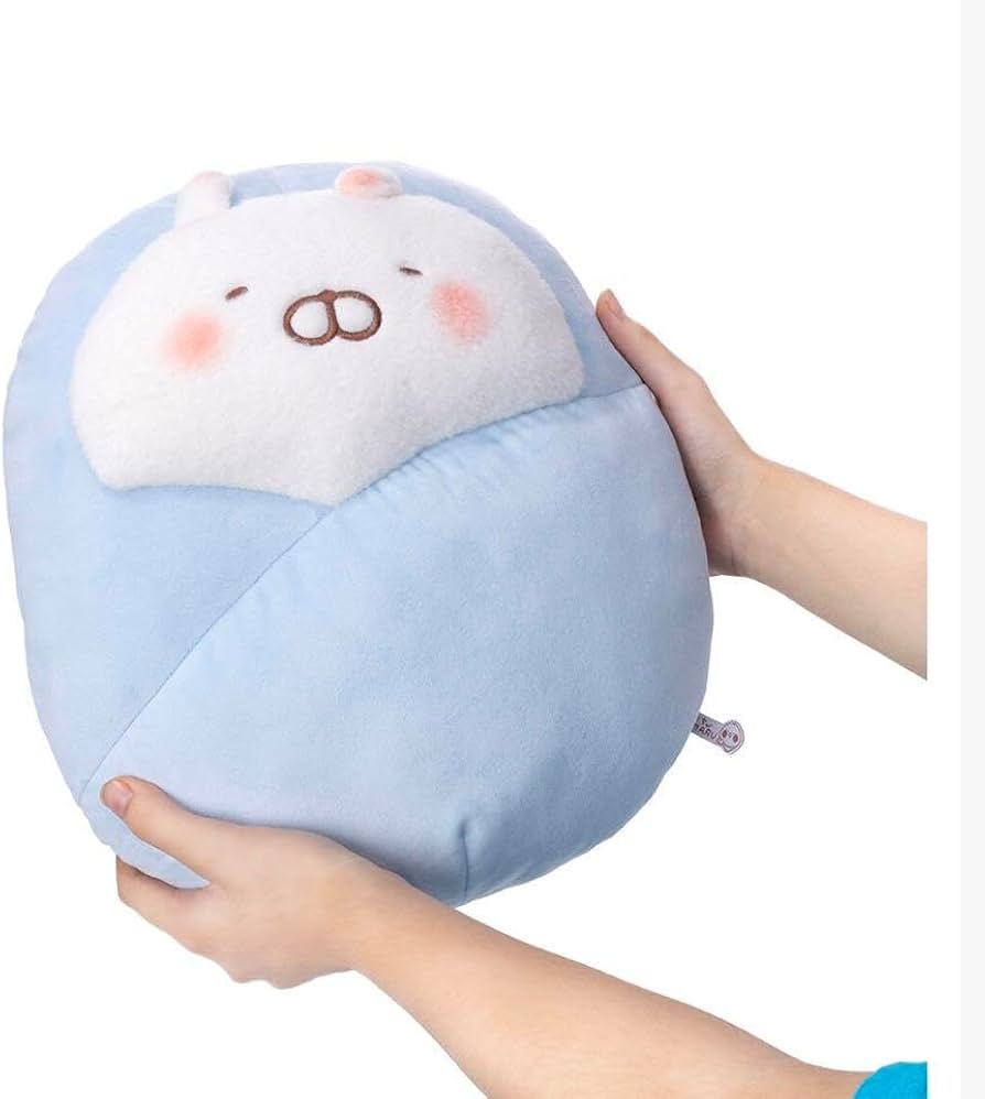 Amazon.co.jp: ちびちびうさまるカフェ限定 おくるみクッション うさ