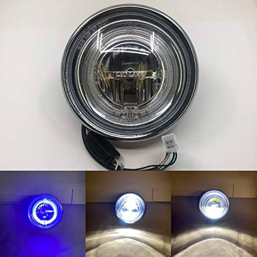 5ℓモンキー純正ヘッドライトパープル