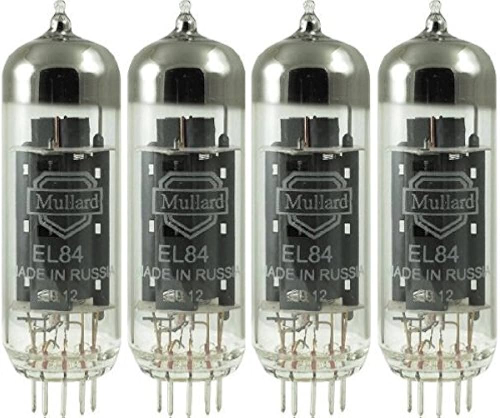 Amazon.com: Mullard EL84, Matched Quad (4 tubes) : Musical Instruments