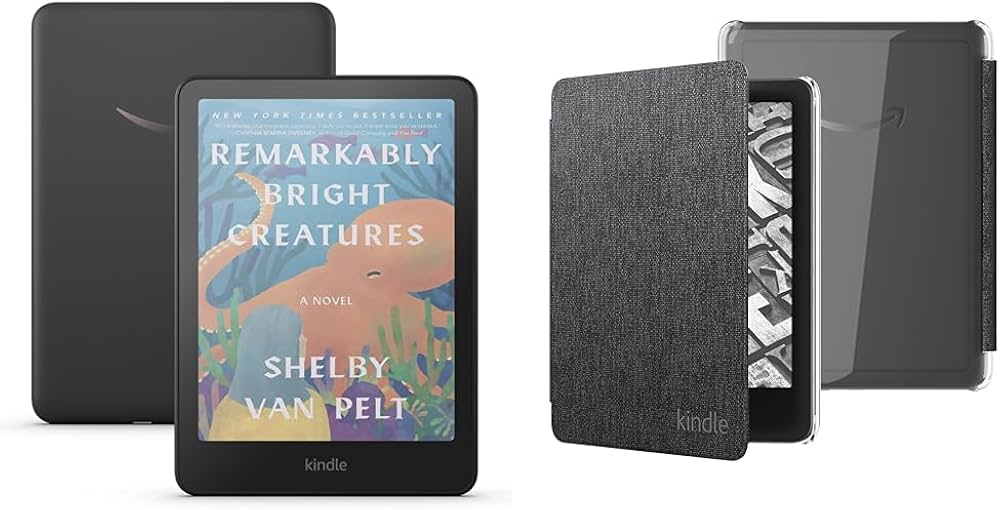 Amazon.com: Kindle Colorsoft Clear Case Bundle: Includes Amazon