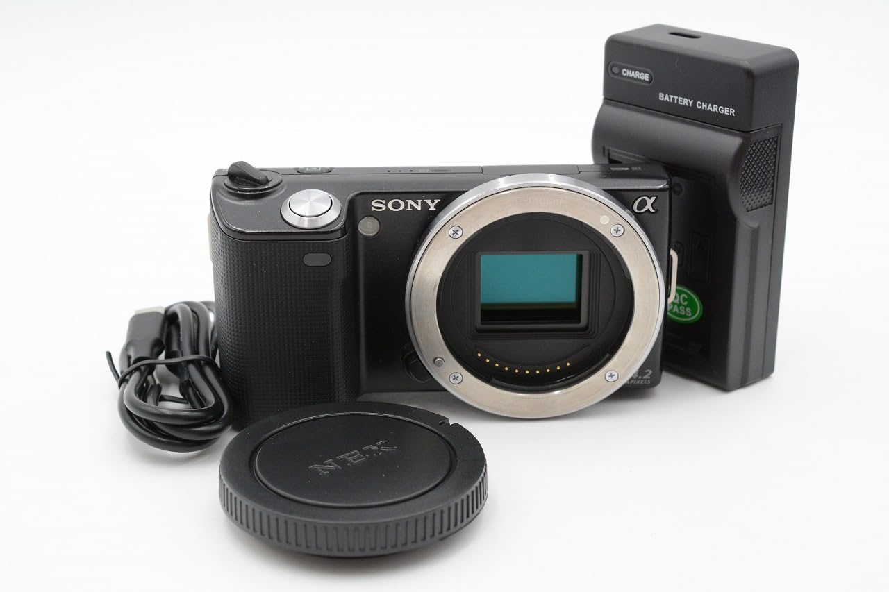 Amazon.com : Sony Alpha NEX NEX5 Digital Camera (Body Only) Black