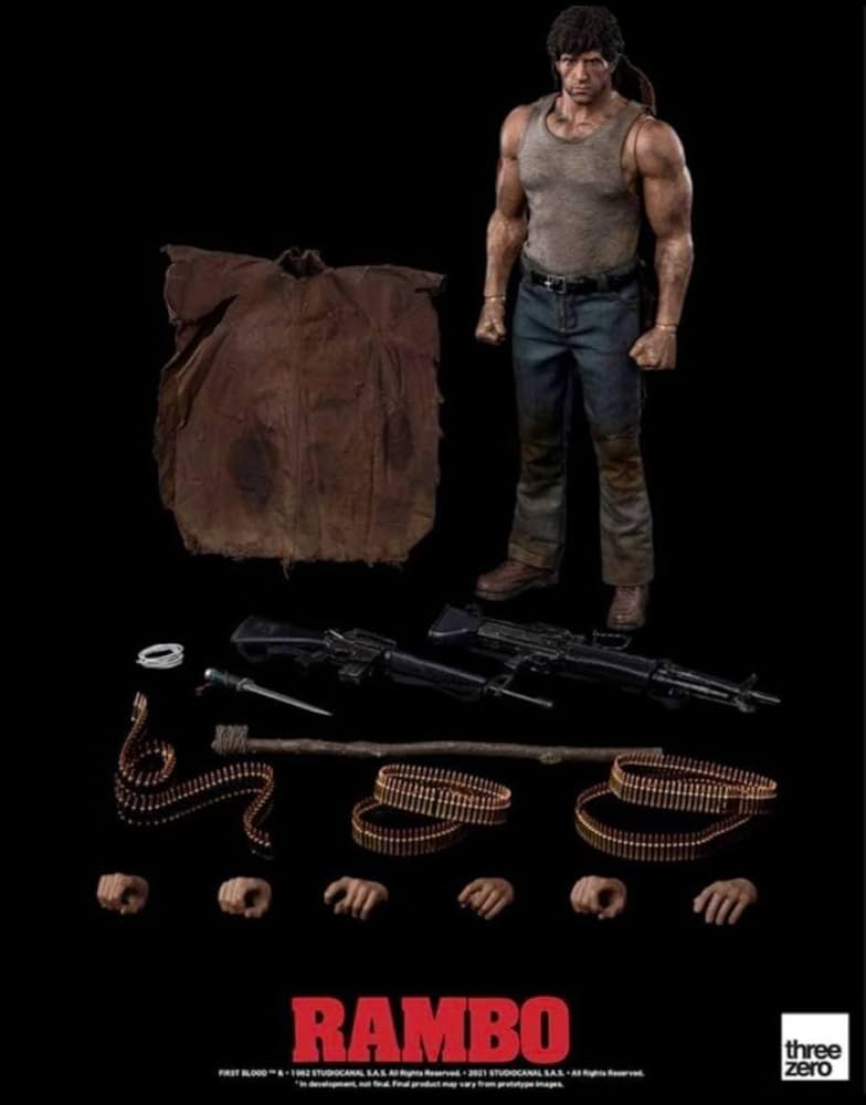 Amazon.co.jp: 1/6 ジョン・ランボー アクションフィギュア